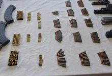 کشف سلاح و مهمات از راکب و ترک‌نشین یک دستگاه موتور سیکلت