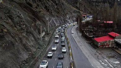 جاده چالوس و آزادراه تهران ـ شمال یک‌طرفه شد