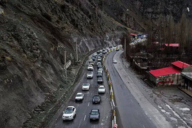جاده چالوس و آزادراه تهران ـ شمال یک‌طرفه شد