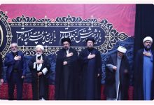 برگزاری مراسم عزاداری سالار شهیدان در حرم مطهر امام خمینی(س) با حضور یادگار امام