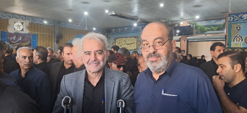 تصاویری از تشییع و تدفین همسر آقای بیات