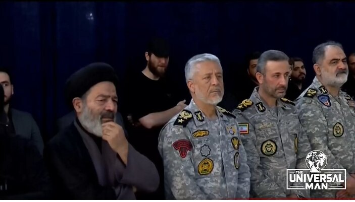 حضور سردار قاآنی در مصلای تهران/ این فرماندهان نظامی هم آمدند + تصاویر