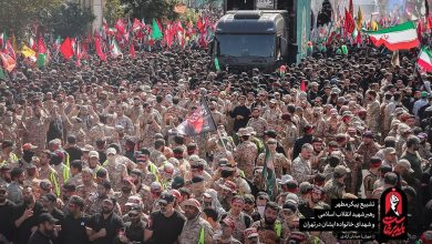 تصاویری جدید از مراسم تشییع پیکر رهبر شهید انقلاب