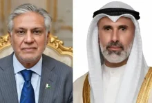 گفتگوی تلفنی وزرای خارجه پاکستان و کویت درباره تحولات منطقه / محمد اسحاق دار بر اهمیت پایبندی به تعهدات آتش‌بس در چارچوب تفاهم‌نامه اسلام‌آباد و پرهیز از هرگونه اقدامی که می‌تواند باعث تشدید بیشتر تنش‌ها شود، تأکید کرد