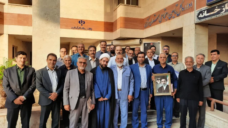  همایش تجلیل جبهه حامیان انقلاب اسلامی از خدمات اداره کل تامین اجتماعی استان مرکزی در ایام جنگ