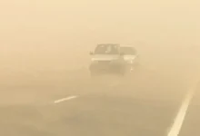 طوفان گرد و خاک در زابل؛ سرعت باد به ۱۰۸ کیلومتر رسید