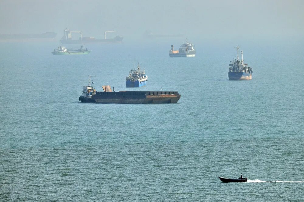 حادثه دریایی در نزدیکی تنگه هرمز