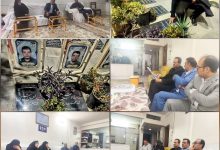 دیدار الله بداشتی با خانواده شهدای کارگری جنگ رمضان
