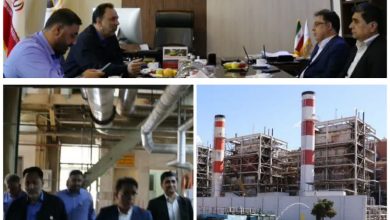 بازدیدمسئولان تأمین اجتماعی شرق تهران بزرگ از نیروگاه برق بعثت