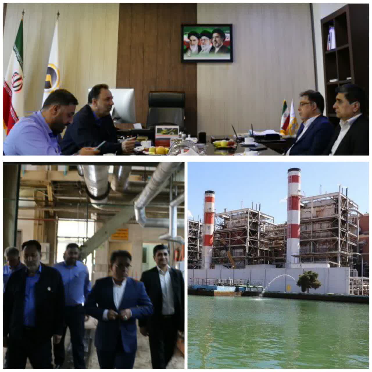 بازدیدمسئولان تأمین اجتماعی شرق تهران بزرگ از نیروگاه برق بعثت
