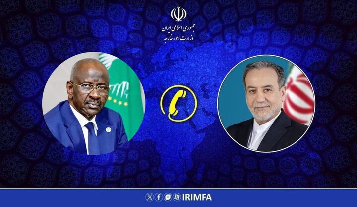 رایزنی تلفنی وزیران امور خارجه ایران و موریتانی