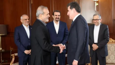بارزانی در پی دیدار اخیر خود با مسئولان عالی‌رتبه ایران: مسئولان ایرانی به من اطلاع دادند که آماده‌اند به نخست‌وزیر عراق در زمینه انحصار سلاح در دست دولت عراق کمک کنند