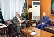 رایزنی وزیر خارجه پاکستان و سفیر ایران/ محمد اسحاق‌دار: دیپلماسی تنها راه مؤثر برای دستیابی به صلح است