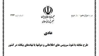 مجلس و آزمون بازنگری در طرح مقابله با نفوذ