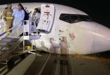 خروج هواپیما از باند فرودگاه مشهد