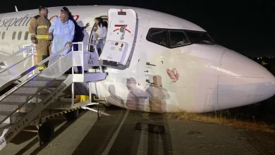 خروج هواپیما از باند فرودگاه مشهد