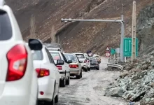 ترافیک سنگین در محورهای شمالی منتهی به تهران / ممنوعیت تردد در مسیر جنوب به شمال جاده چالوس