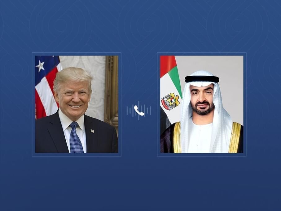 گفتگوی بن زاید با ترامپ درباره ایران پس از افشاگری آکسیوس از یک دیدار محرمانه