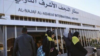 فرودگاه نجف اشرف: پروازهای رفت و برگشت به ایران ادامه دارد