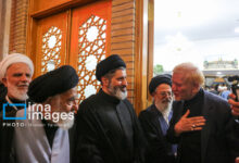 حضور فرزند رهبر شهید انقلاب در یک مراسم ختم/ نماینده آیت الله سیستانی هم بود+ تصاویر