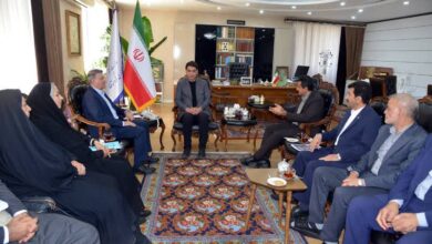 دیدار هیأتمدیره کانون عالی انجمنهای صنفی کارگران ایران با استاندار کردستان