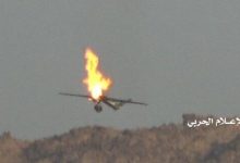 ارتش یمن: یک فروند هواپیمای جاسوسی سعودی را سرنگون کردیم