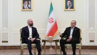 دیدار بافل طالبانی رئیس اتحادیه میهنی کردستان عراق با پزشکیان