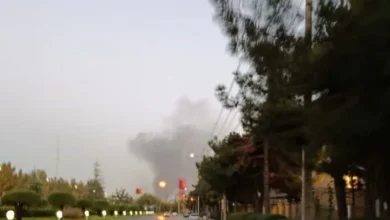 آتش نشانی: دود مشاهده شده در آسمان مشهد مربوط به آتش سوزی خار و خاشاک است