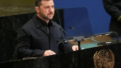 زلنسکی در مجمع عمومی سازمان ملل: روسیه کشوری است که همین حالا ۱۷ میلیون کیلومتر مربع سرزمین متعلق به خود دارد؛ برای افزودن هزار کیلومتر مربع دیگر، پوتین به ازای هر کیلومتر مربع ۲۴۸ نفر هزینه کرده است