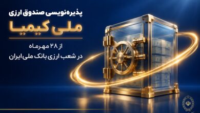 پذیره‌نویسی صندوق ارزی «ملی کیمیا» از ۲۸ مهرماه در شعب ارزی بانک ملی ایران+ لیست شعب ارزی